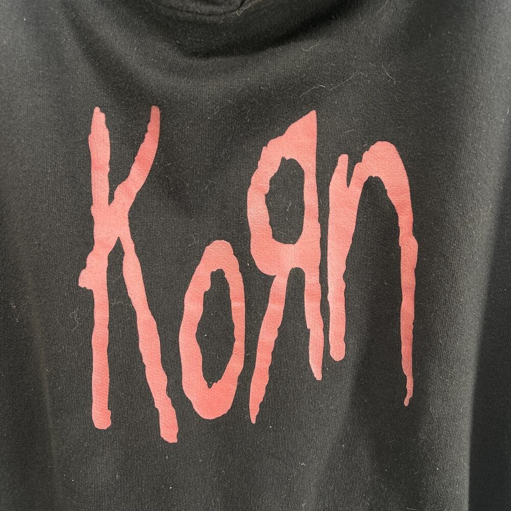 KORN Hoodie Adult L Serenity of Suffering Rock Band Pullover Sweatshirt Black - Picture 8 of 12